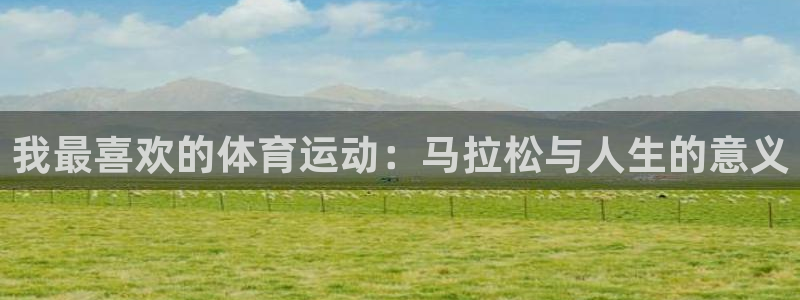 米兰体育报官网：我最喜欢的体育运动：马拉松与人生的意义